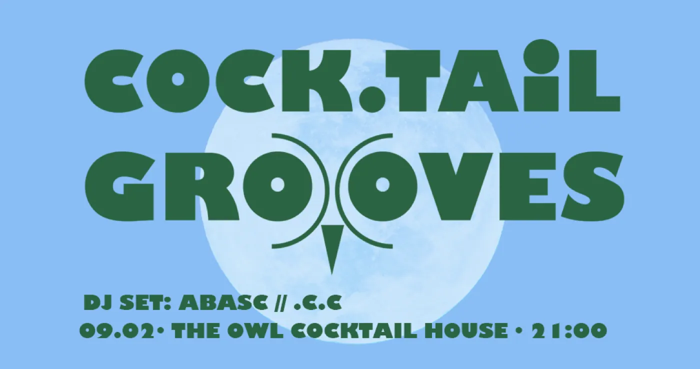 Cock.Tail Grooves (4), afiș, 2023, de Cristina Cazacu