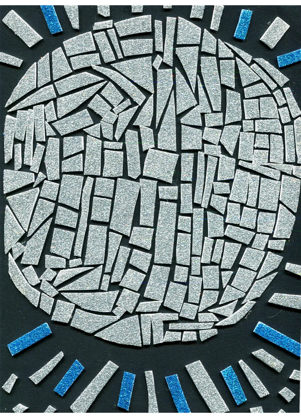 Discollages (2), colaj, 2020, de Cristina Cazacu