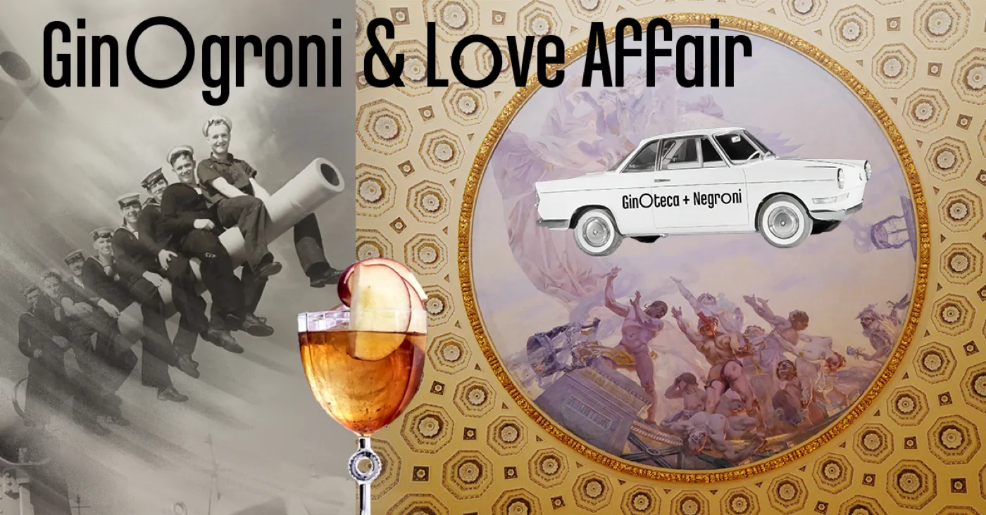 GinOgroni & lOve affair (3), colaj, 2023, de Cristina Cazacu