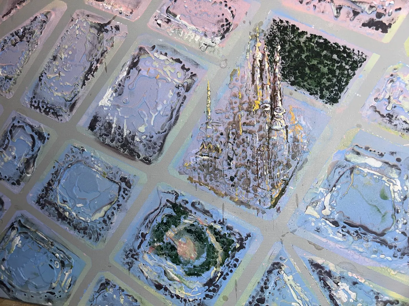 Paintings, pictură, 2025, de Cristina Cazacu