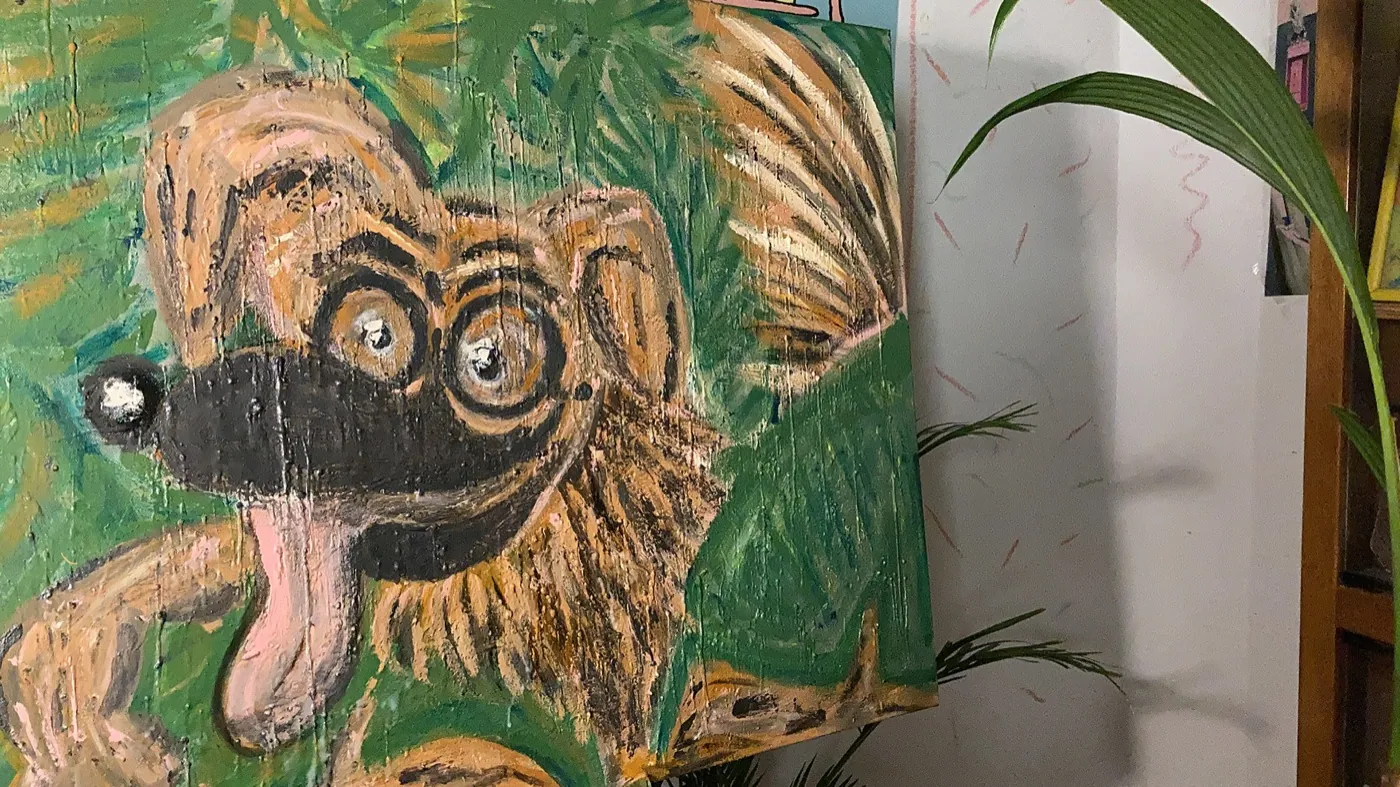 Paintings, pictură, 2025, de Cristina Cazacu