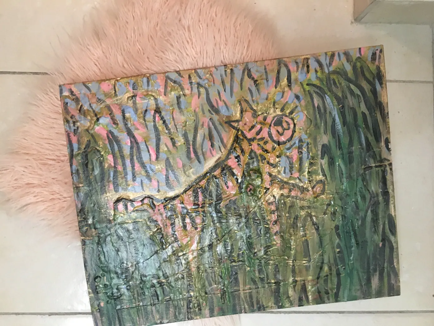 Paintings (5), pictură, 2025, de Cristina Cazacu