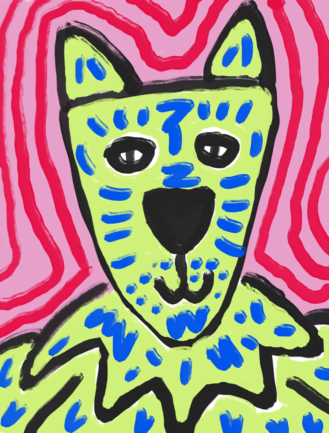 Party Animals No. 2, print, de Cristina Cazacu