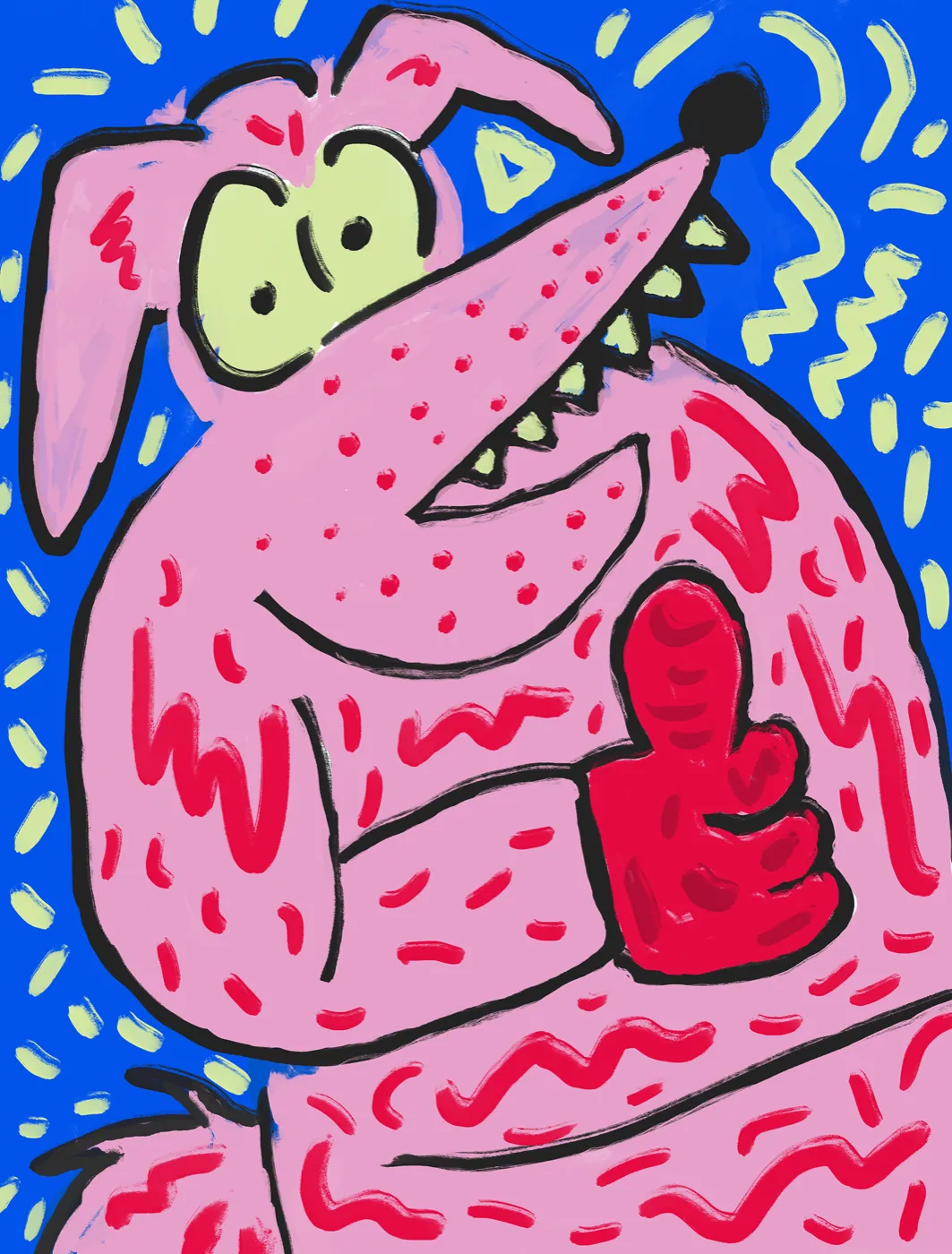 Party Animals No. 3, print, de Cristina Cazacu