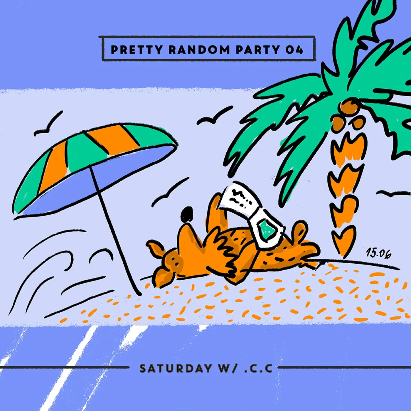 Pretty Random Party 2024 (4), afiș, 2024, de Cristina Cazacu