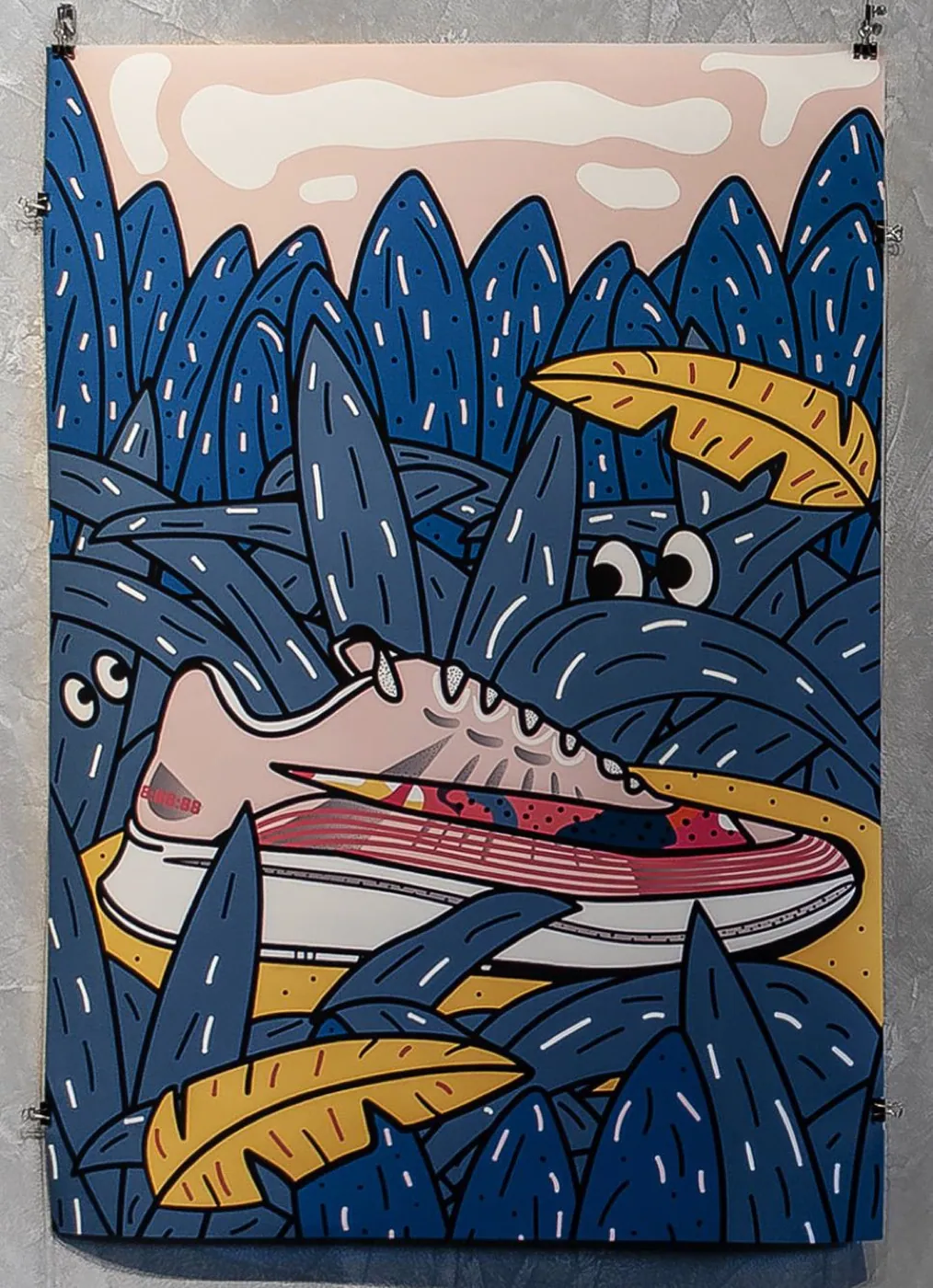Sneakers for Poster Jam (2), ilustrație, 2018, de Cristina Cazacu