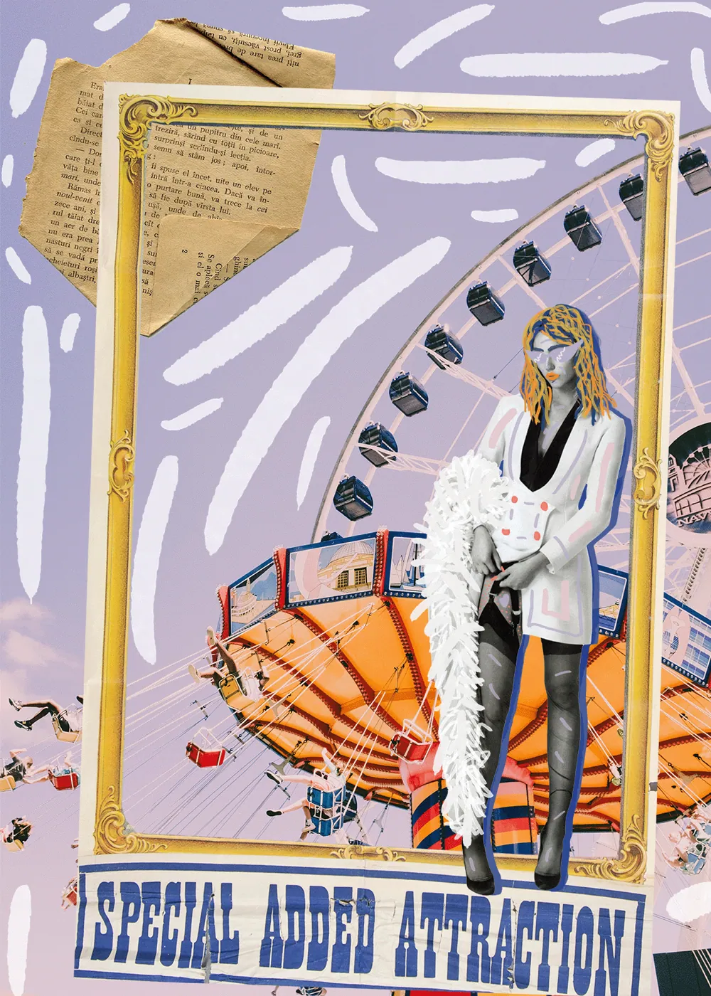 Tribute Collages, colaj, 2024, de Cristina Cazacu